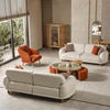 Durable Sofas for Hotels Nordic Natural Wood Beige Fabric Sofa Modern Couch Esco Sofa Set