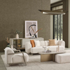 Luxury Premium Sofa Manufacturer Cream Fabric Wabi-sabi Style Harley Sofa Set