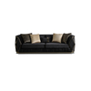 Solid Wood Frame Upholstered Luxury Modular Furniture Couch Diamond Sofa Set