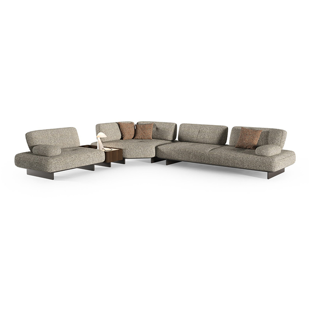 Sofa OEM ODM Manufacturer Factory Direct Exporter Fabric Corner Sectional Foresta Sofa Set