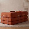 Compressed Boneless Sofa Factory Convertible Couch Corduroy Fabric Vacuum Sofa in a Box