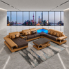 Foshan Furniture Factory Sofa Dream Sectional Chaise Lounges Wholesale Leather Sofa