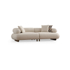 Contract Commercial Project Sofa Furniture Manufacturer Modern Fabric Glamour Sofa Set