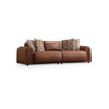 China Modern Hotel Contract Sofa Supplier Brown Fabric Couch Grande Sofa Set