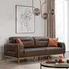 Modern Home Office Sofa Furniture Factory Brown Leather Couch Elite Sofa Set