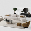  Contemporary Bespoke Modern Sofa Factory Fabric Sectional Eva Corner Sofa Set