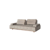 Modern Clean Line Fabric Couch Convertible Sofa Furniture Duetto Sofa Set