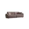 China Turkish Modern Furniture Factory Brown Velvet Evole Sofa Set with Adjustable Backrest