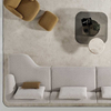  Contemporary Bespoke Modern Sofa Factory Fabric Sectional Eva Corner Sofa Set