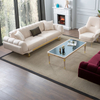 Modern Living Room Lounge Couch Luxury Velvet Dortmund Sofa Set with Gold Legs