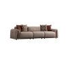 China Modern Hotel Contract Sofa Supplier Brown Fabric Couch Grande Sofa Set