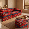 Compressed Majlis Boneless Sofa in a Box Compact Couch Corduroy Fabric Vacuum Floor Sofa