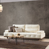 Modern Clean Line Fabric Couch Convertible Sofa Furniture Duetto Sofa Set