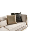Solid Wood Frame Upholstered Luxury Modular Furniture Couch Diamond Sofa Set