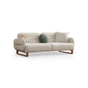Custom Commercial Bespoke Sofa Manufacturer Nordic Style Fabric Happy Sofa Set