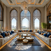 Large Leather Couches for Arabic Living Room Majlis Sofa Leather Coucil Room Sofa