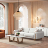 Boucle Sofa OEM ODM Furniture Manufacturer Off White Fabric Granada Sofa Set