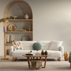 Custom Commercial Bespoke Sofa Manufacturer Nordic Style Fabric Happy Sofa Set