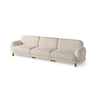Durable Sofas for Hotels Nordic Natural Wood Beige Fabric Sofa Modern Couch Esco Sofa Set