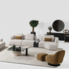  Contemporary Bespoke Modern Sofa Factory Fabric Sectional Eva Corner Sofa Set