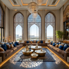 Large Leather Couches for Arabic Living Room Majlis Sofa Leather Coucil Room Sofa