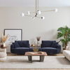 Modern Lounge Commercial Furniture Colmar Sofa Loveseat And Chair Fabric Modern Couch
