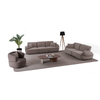 China Turkish Modern Furniture Factory Brown Velvet Evole Sofa Set with Adjustable Backrest