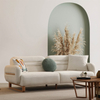 Custom Commercial Bespoke Sofa Manufacturer Nordic Style Fabric Happy Sofa Set