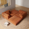 Compressed Boneless Sofa Factory Convertible Couch Corduroy Fabric Vacuum Sofa in a Box