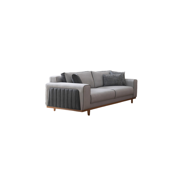 Affordable Sofa Suppliers Home Sofa Furniture Grey Fabric Couches Cassa Sofa Set
